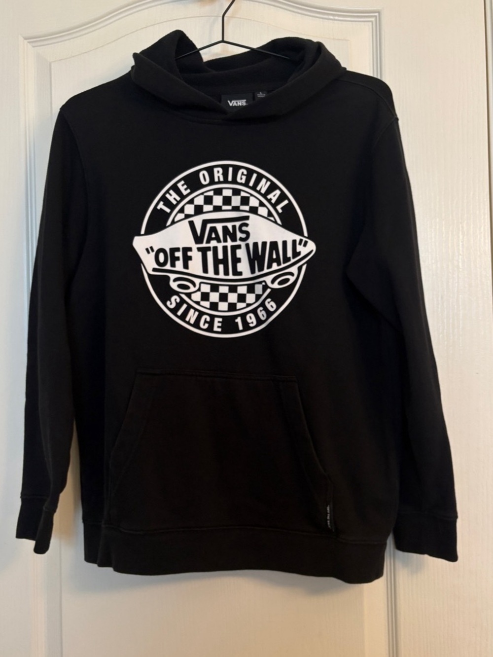 Vans Men’s Off The Wall Original Since 1966 Pullover Hoodie Black Size L - Picture 3 of 7